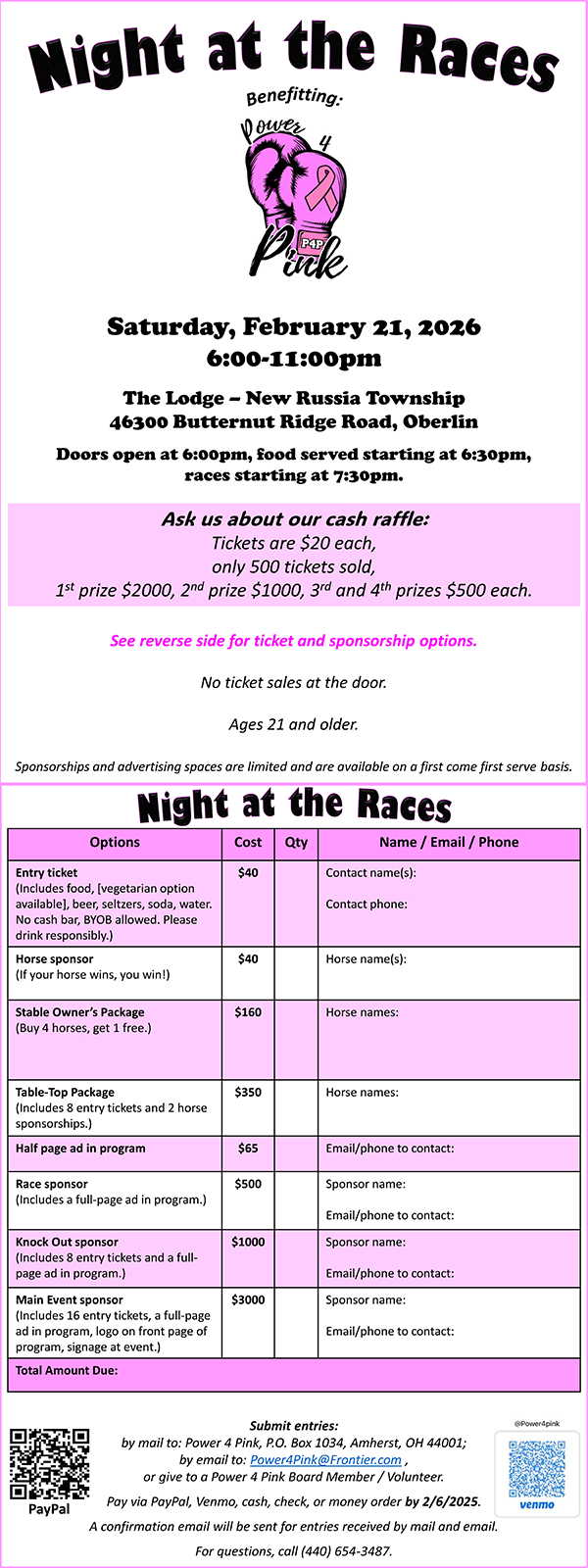 Night At The Races 2026